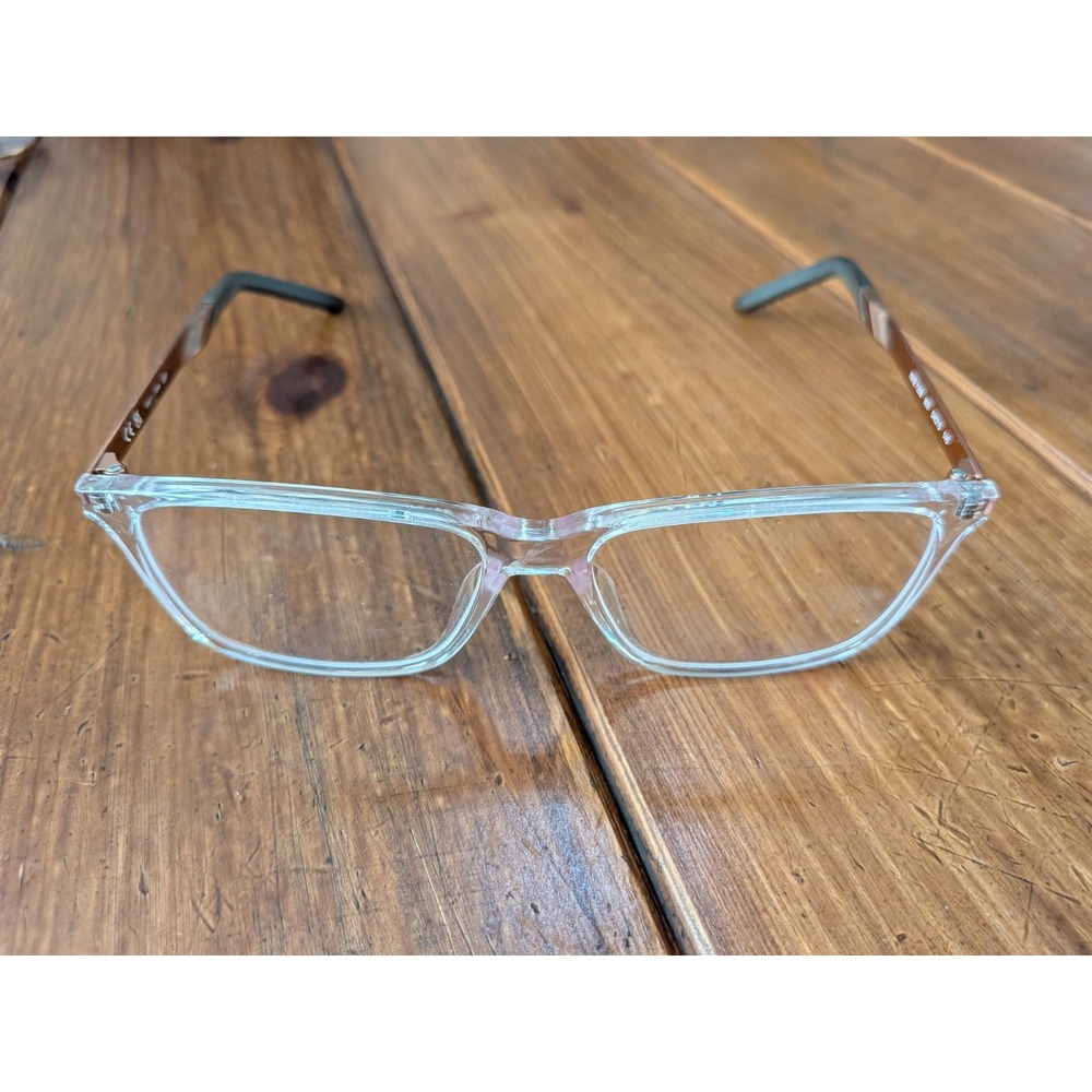 Nike 7258-900 Eyeglasses Clear Rectangle Frames 54mm 15mm 145mm Unisex Authentic